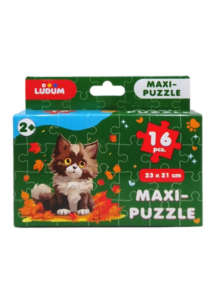 Пазл детский макси "Котик 3" ME5032-04, 16 крупных элементов ME5032-04 Ludum (392270608)