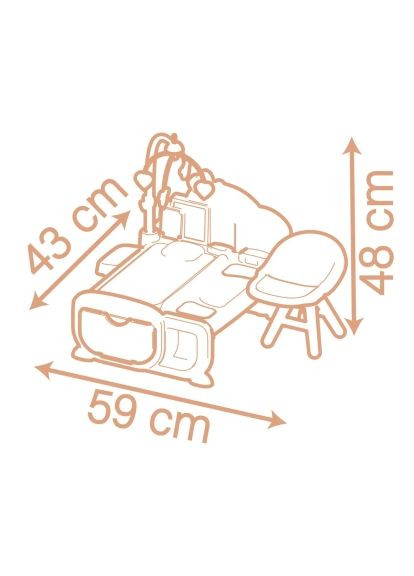 Игровой набор Игровой центр Беби Ньорс. Терракотовая пудра. Детская комната со звуковыми эффектами и аксессуар (7600220393) Smoby Ігровий центр Бебi Ньорс. Терракотова пудра. Дитяч (358067396)