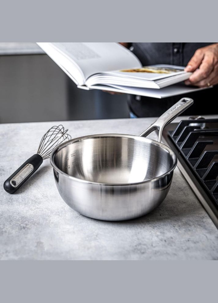 Ківш поварський Multiply Stainless Steel 24 см 3,7 л CC006025-001 KitchenAid (316469023)