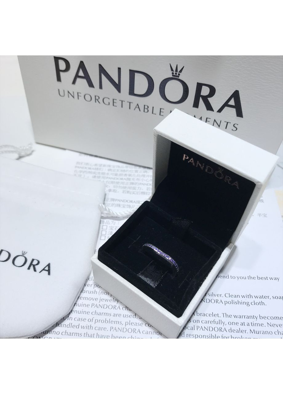 Серебряное кольцо Пандора "Сияющая радуга любви" Kabluchka (355347304)