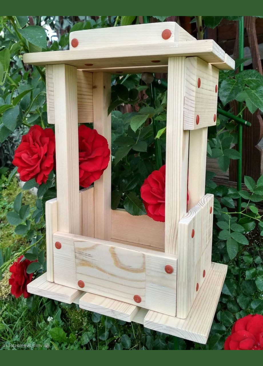 Садовий ліхтар з дерева Волоха бланже (СФН-001501) No Brand (328960328)