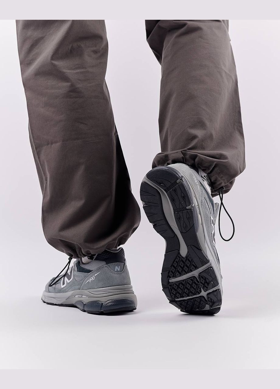 Сірі Осінні кросівки чоловічі, вьетнам New Balance 990 Gray