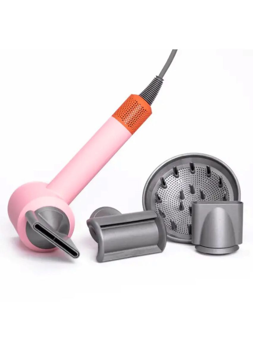 Фен стайлер для волос 5 в 1 Supersonic Premium 1600Вт 5 насадок 3 режима скорости с ионизацией Розовый PH770PBL Jooki (360921218)