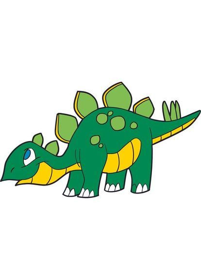 Дитяча розмальовка Стегозаврик 25х30 см () Artcraft 15057-AC (366529862)