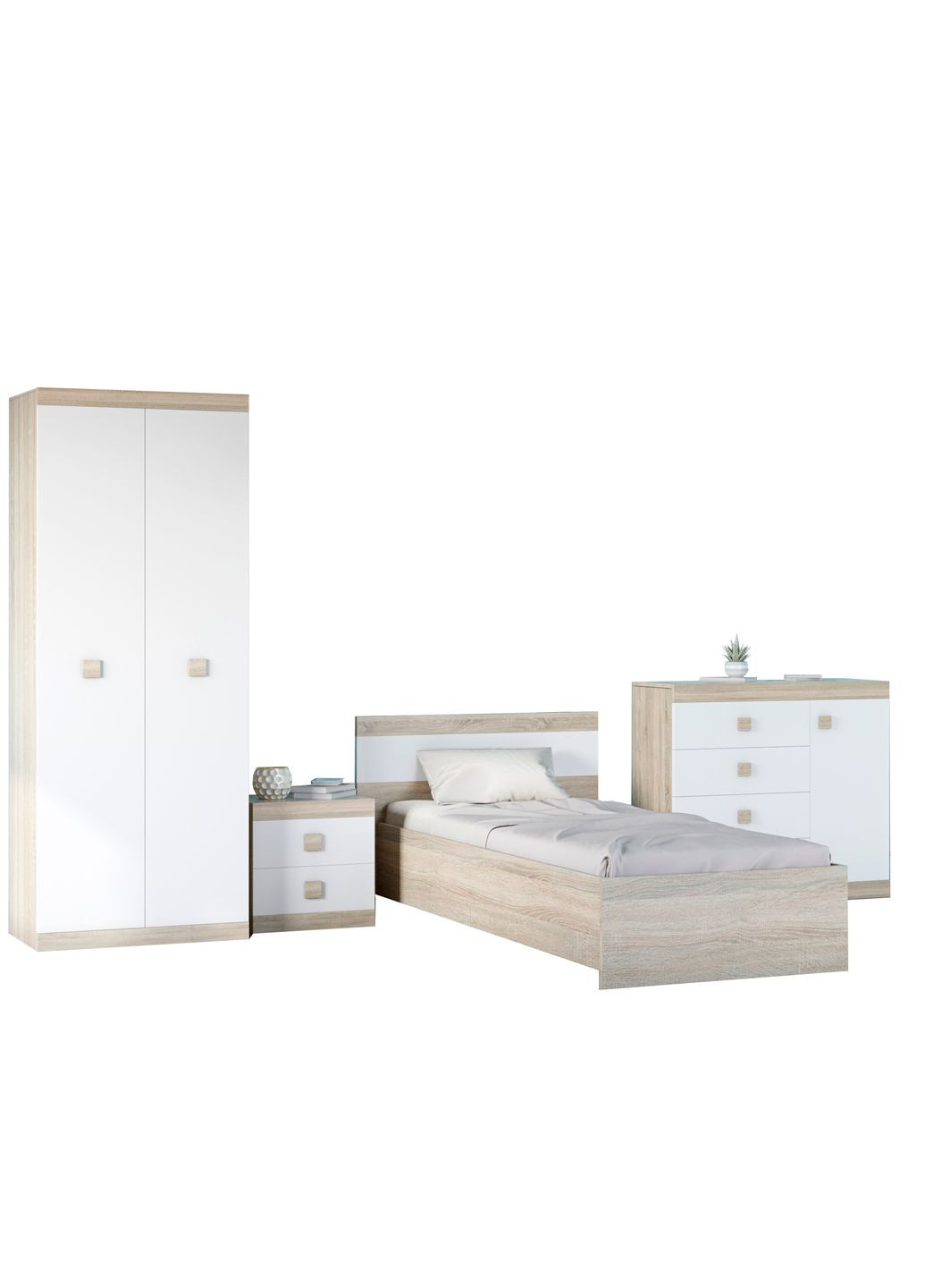 Спальня Дитяча Соната Комплект 7 (модульна - 4 елементи) (EVR-2591) Еверест (311686000)