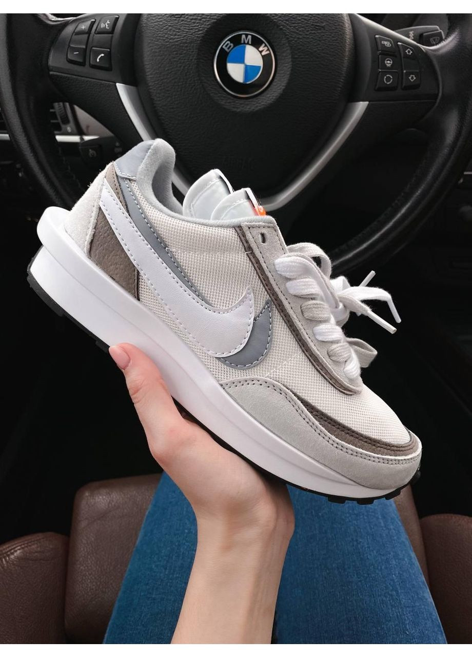 Сірі Осінні кросівки чоловічі nike ld waffle sacai ldwaffle найк No Brand