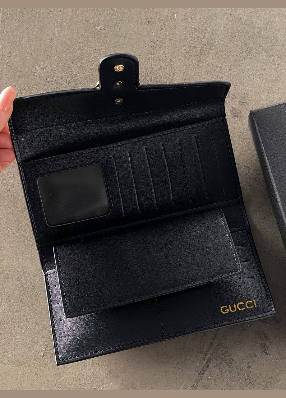 Женский кошелек стеганый двойной Гччи No Brand (322464265)