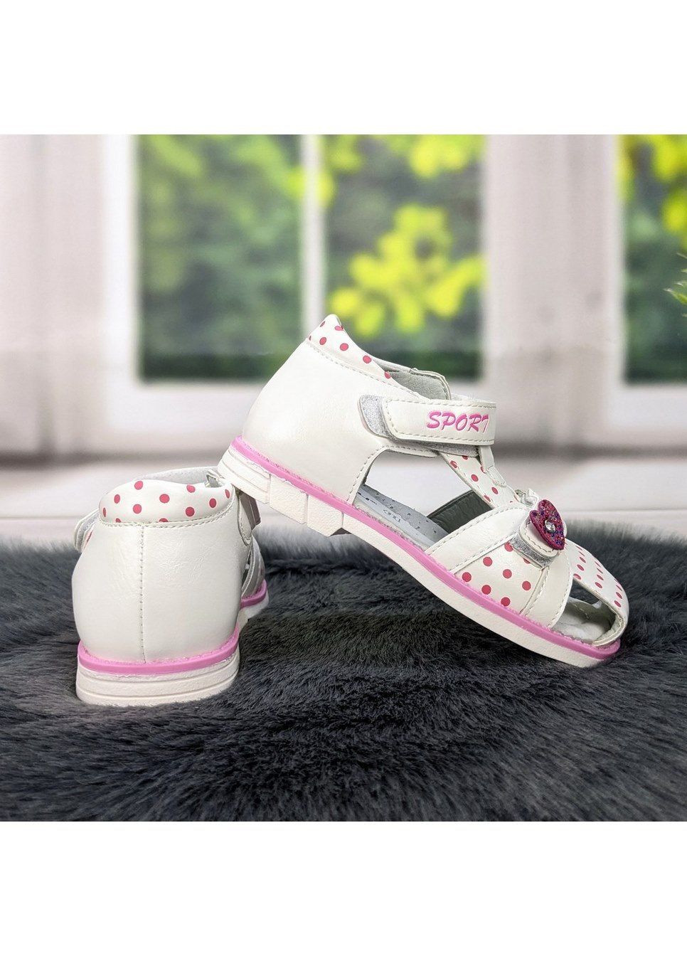 Белые босоножки детские С.Луч