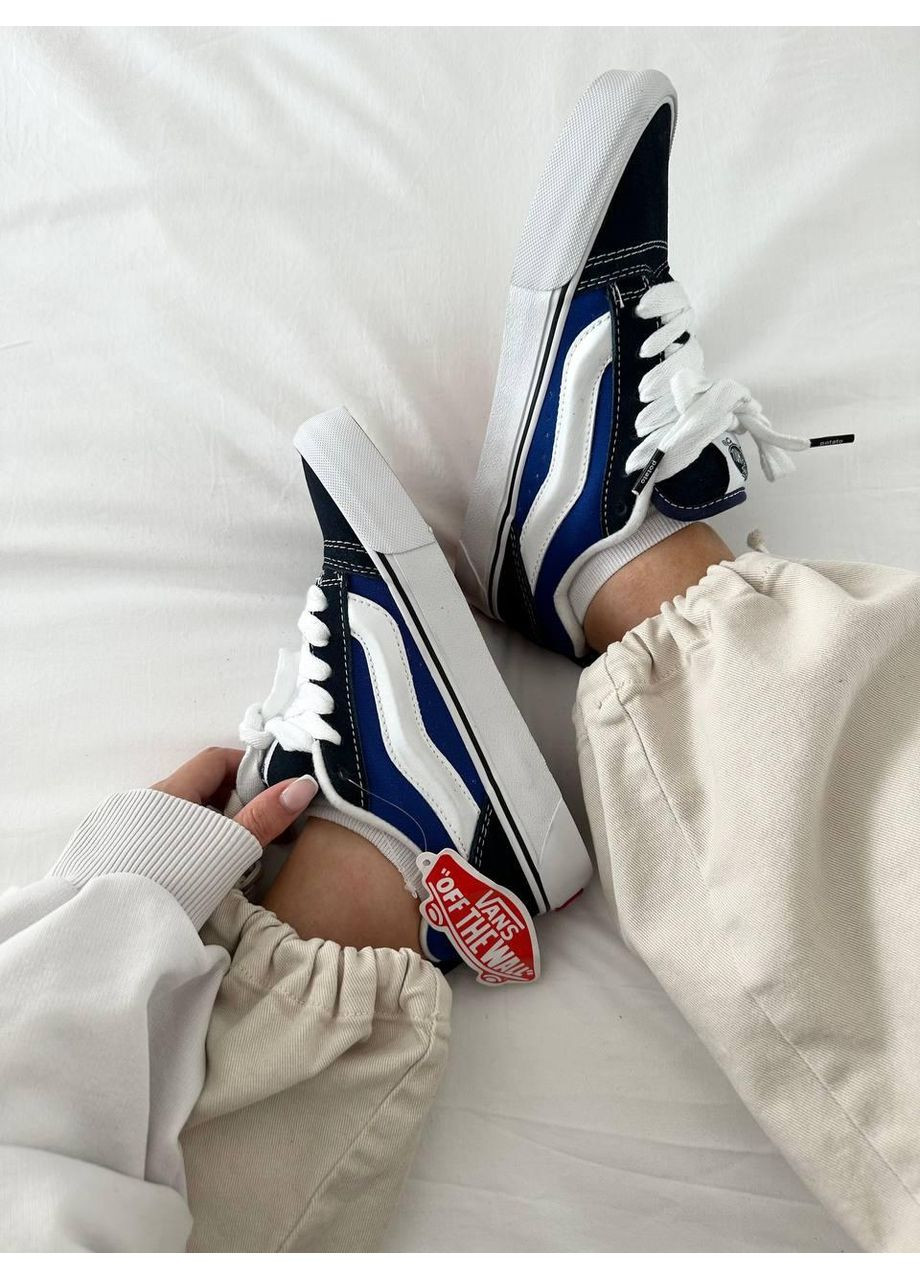 КЕДИ ЖІНОЧІ VANS KNU SKOOL NAVY BLUE ВАНС КНУ СКУЛ No Brand білі демісезони (368861741)