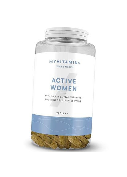 Вітаміни для жінок, Active Women Multivitamin, MyProtein 120таб (36121015) My Protein (315883176)