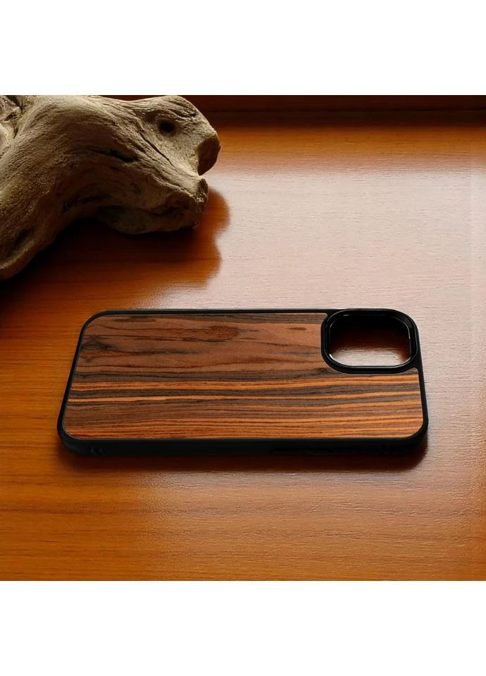 Накладка SkinBacker Wood для Apple iPhone 16 Plus Палисандр (80150) Stenk (375427104)