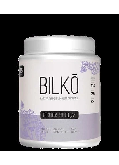 Натуральный протеиновый коктейль 0,45 кг Польша Ягода Bilko (399447921)