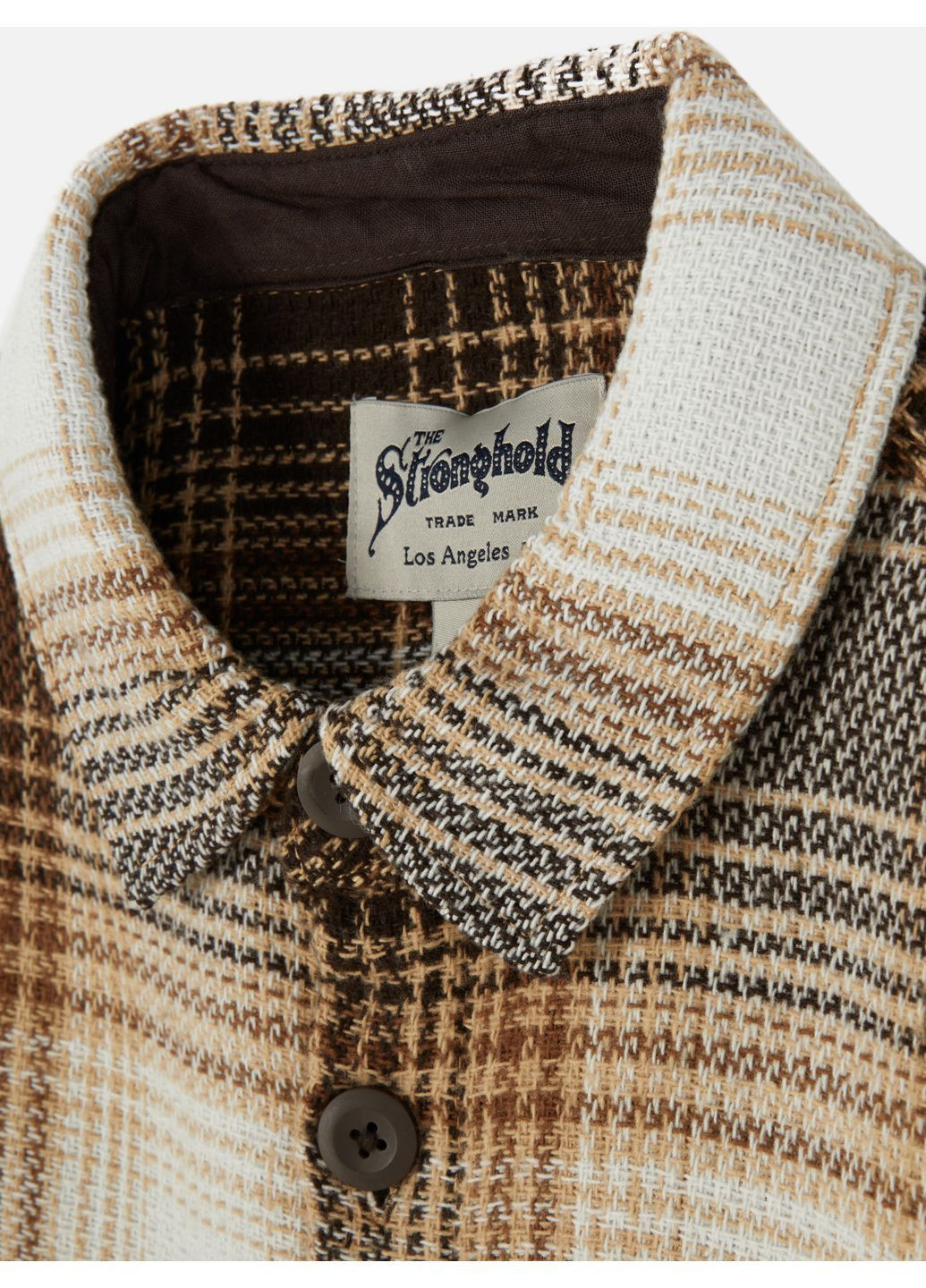 Куртка-сорочка,коричневий-білий, Primark (364313812)