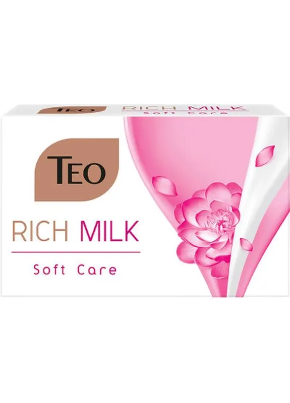 Твердое мыло Rich Milk Soft Care 90 г (3800024047381) TEO (397539595)