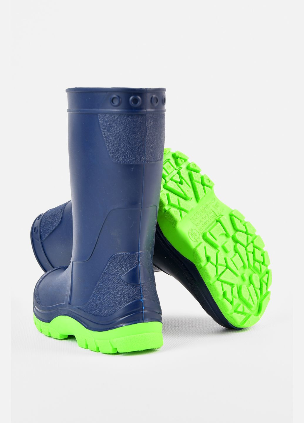 Чоботи гумові дитячі темно-синього кольору Let's Shop (317318924)