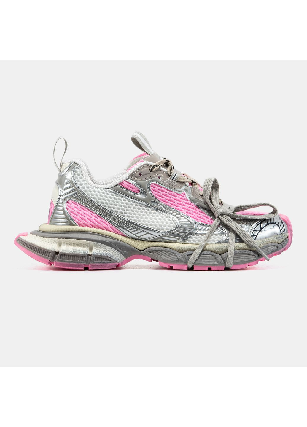 Кросівки жіночі Balenciaga 3XL Silver Pink | Баленціага 3XL рожеві No Brand рожеві демісезони (367086413)