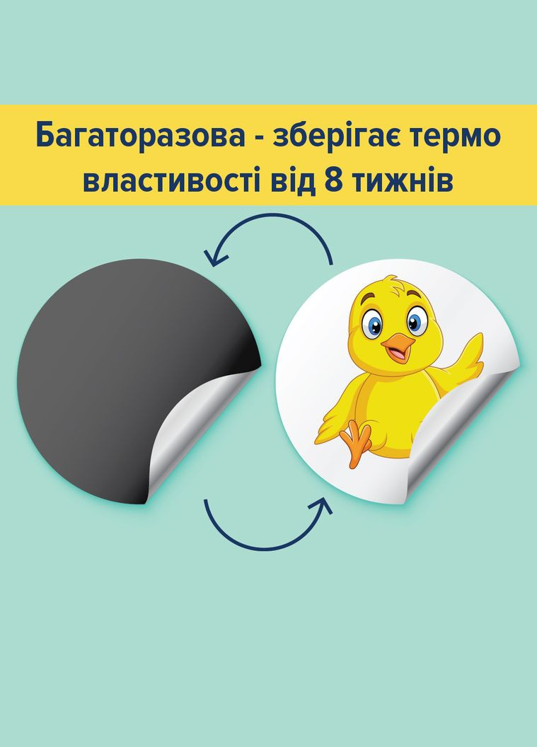 Наклейки для привчання до горщика PiPiStickers 5 шт (Машинки та Звірята) - Стікери на горщик No Brand (340244741)