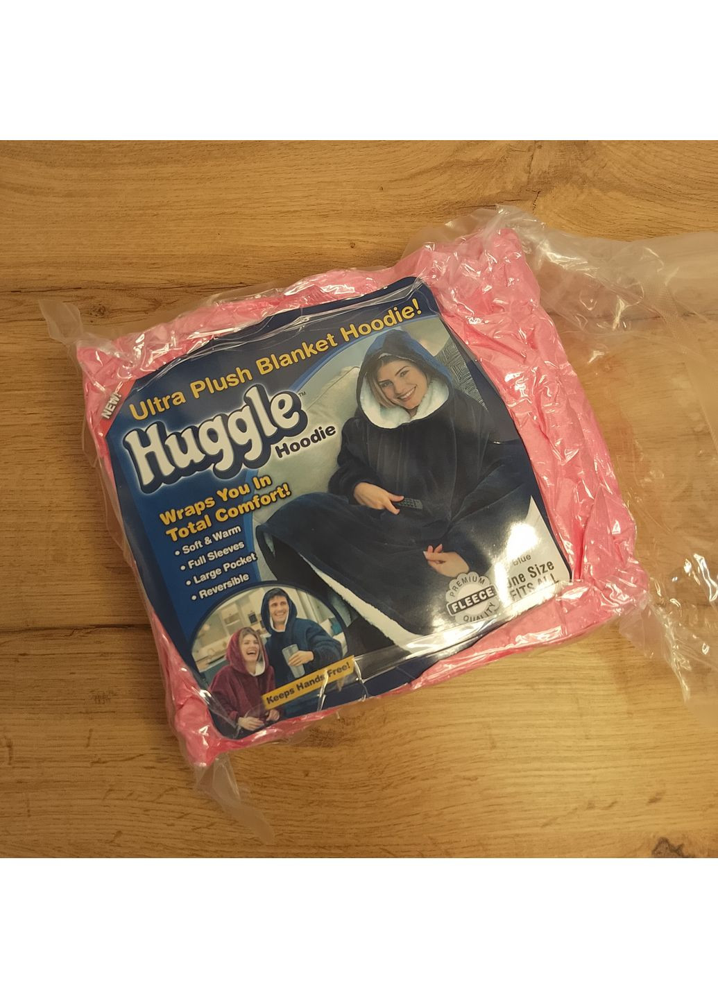 Hoodie - Тепла худи толстовка з манжетом-плед з капюшоном на зиму Оверсайз Zara Huggle (360983534)