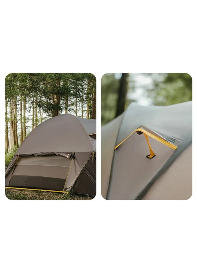Намет шестимісний, KOTA 6, CNK2450WS031, 75D, світло-коричневий, 2 входи, 2 вікна Naturehike (395599102)