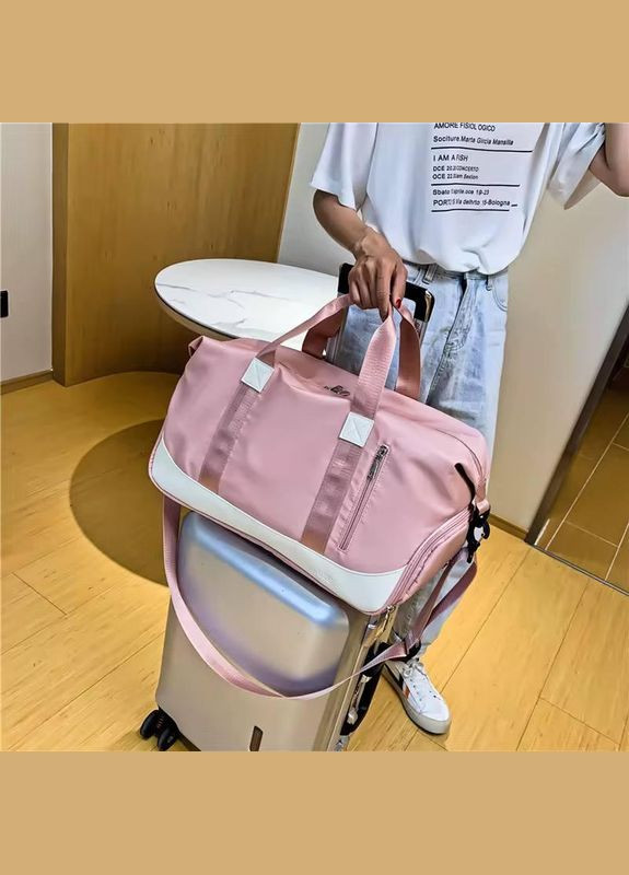 Спортивна сумка для фітнесу з відділення для взуття Пудрова No Brand (327098463)