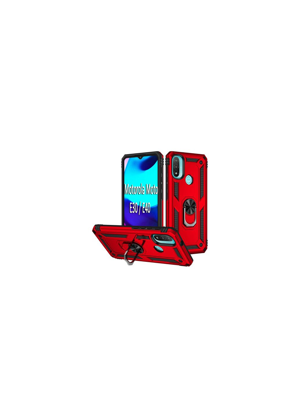 Чехол для мобильного телефона (708185) BeCover military motorola moto e30 / e40 red (275078888)
