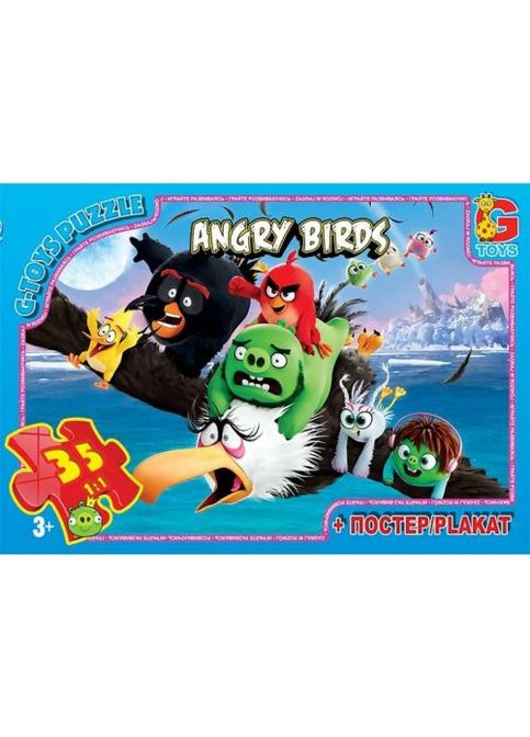 Пазлы "Angry Birds: полет", 35 эл. Gtoys (361418778)