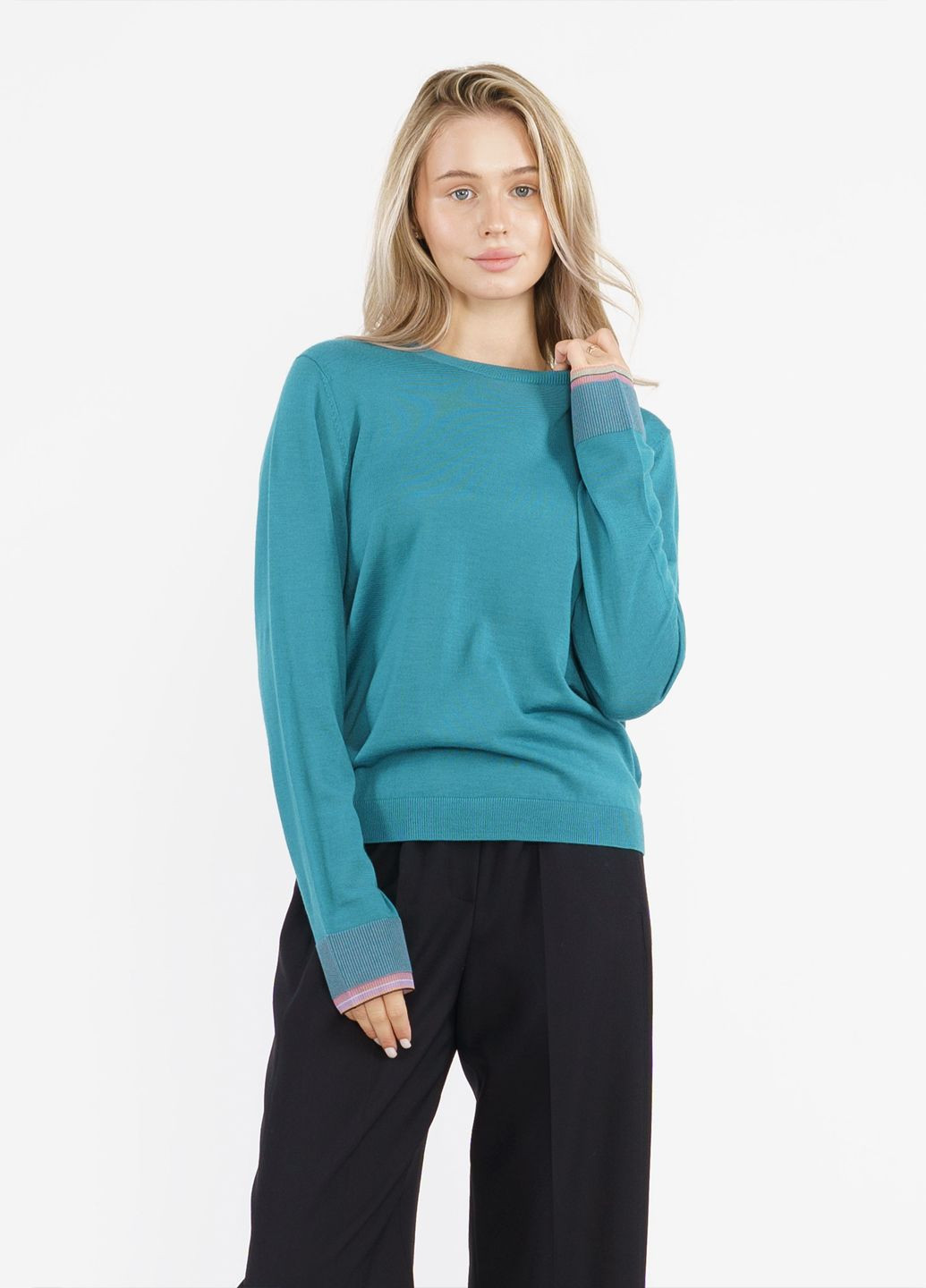 Бірюзовий зимовий джемпер Paul Smith