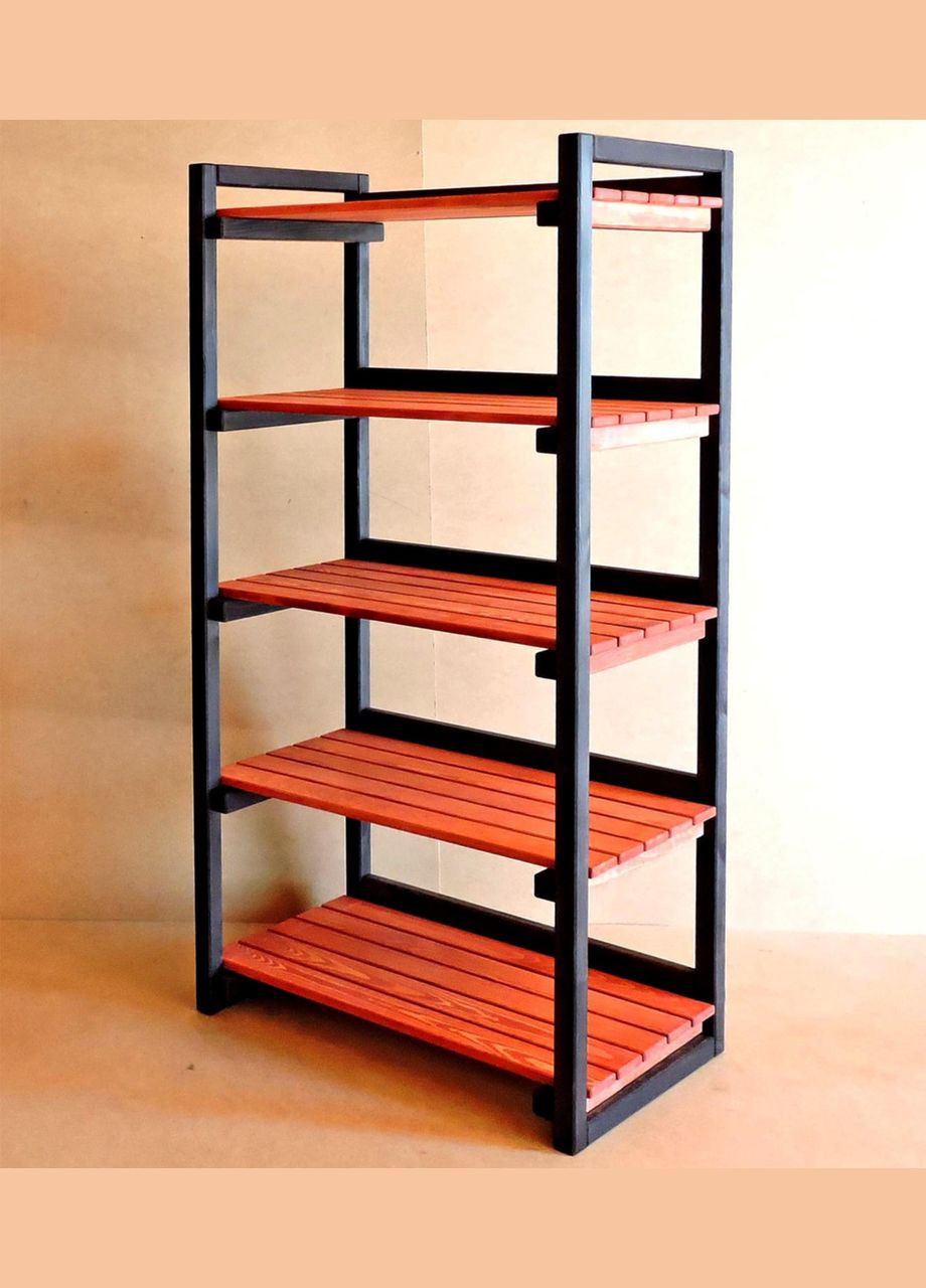 Стелаж кухонний з дерева Фанбім 5 венге-корал (СТА-51131214) No Brand (327860017)