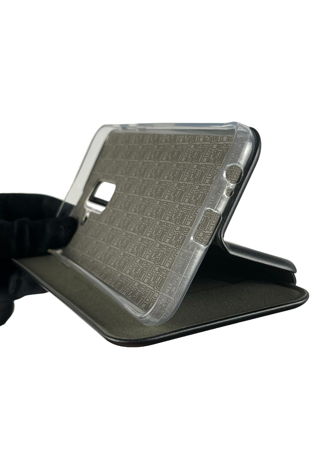 Чохол-книжка для Galaxy A6 Plus 2018 (SM-A605) з підставкою на самсунг а6 плюс чорна gd1 Samsung (366018825)