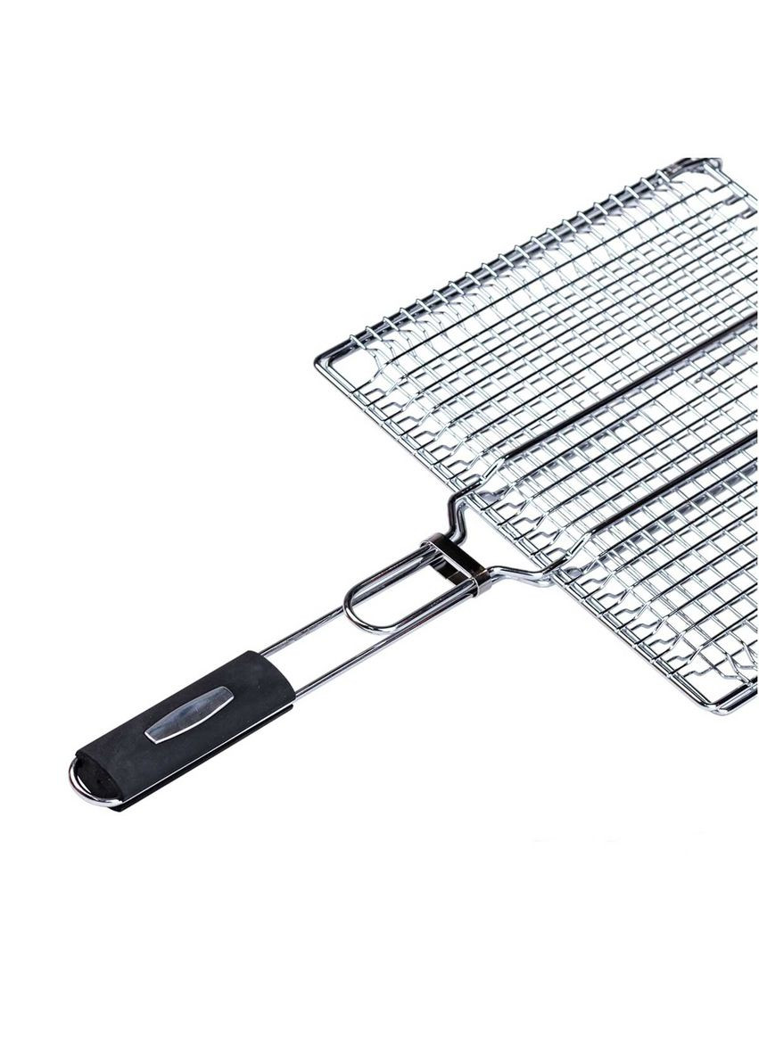 Решетка для мангала плоская середня 30×30×4 см TS Kitchen No Brand HP454 (299239513)