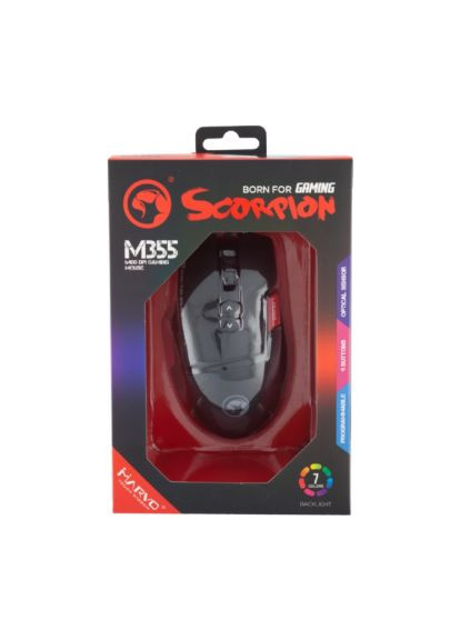 Мышка (M355) Marvo M355 7colors-LED USB Black (366648291)