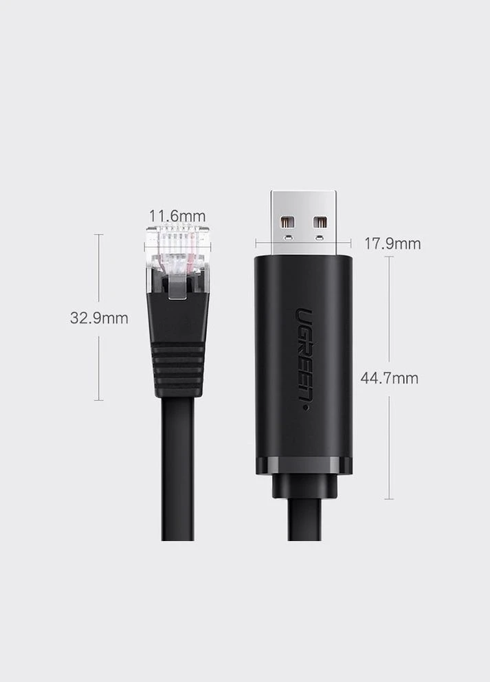 Кабель консольний CM204 USB — RJ45 Console Cable 1.5 метра (50773) Ugreen (316205089)