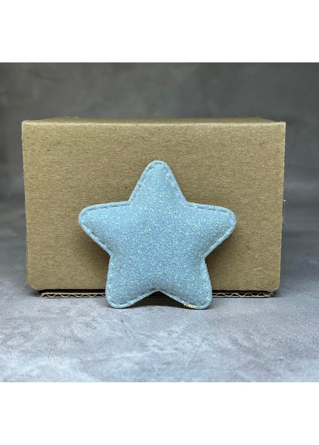 Звездочка (мелкий блеск), 5 см., цвет- светло-голубой, шт No Brand (307830291)