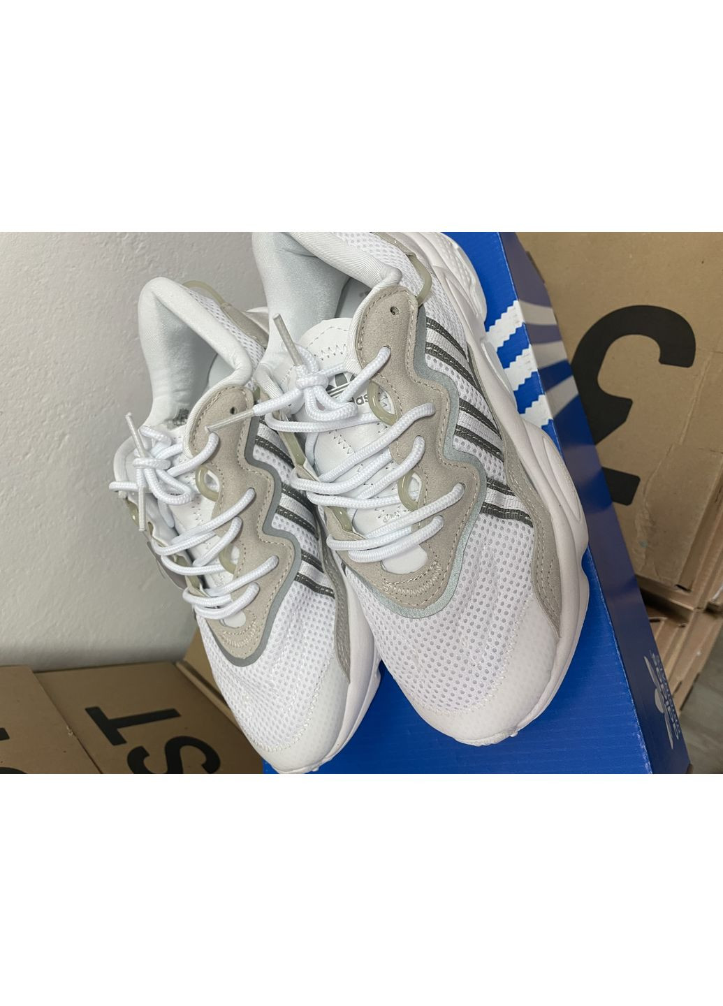 КРОСІВКИ ЖІНОЧІ ADIDAS OZWEEGO ADIPREN WHITE АДІДАС ОЗВІГО No Brand білі демісезони (368885717)