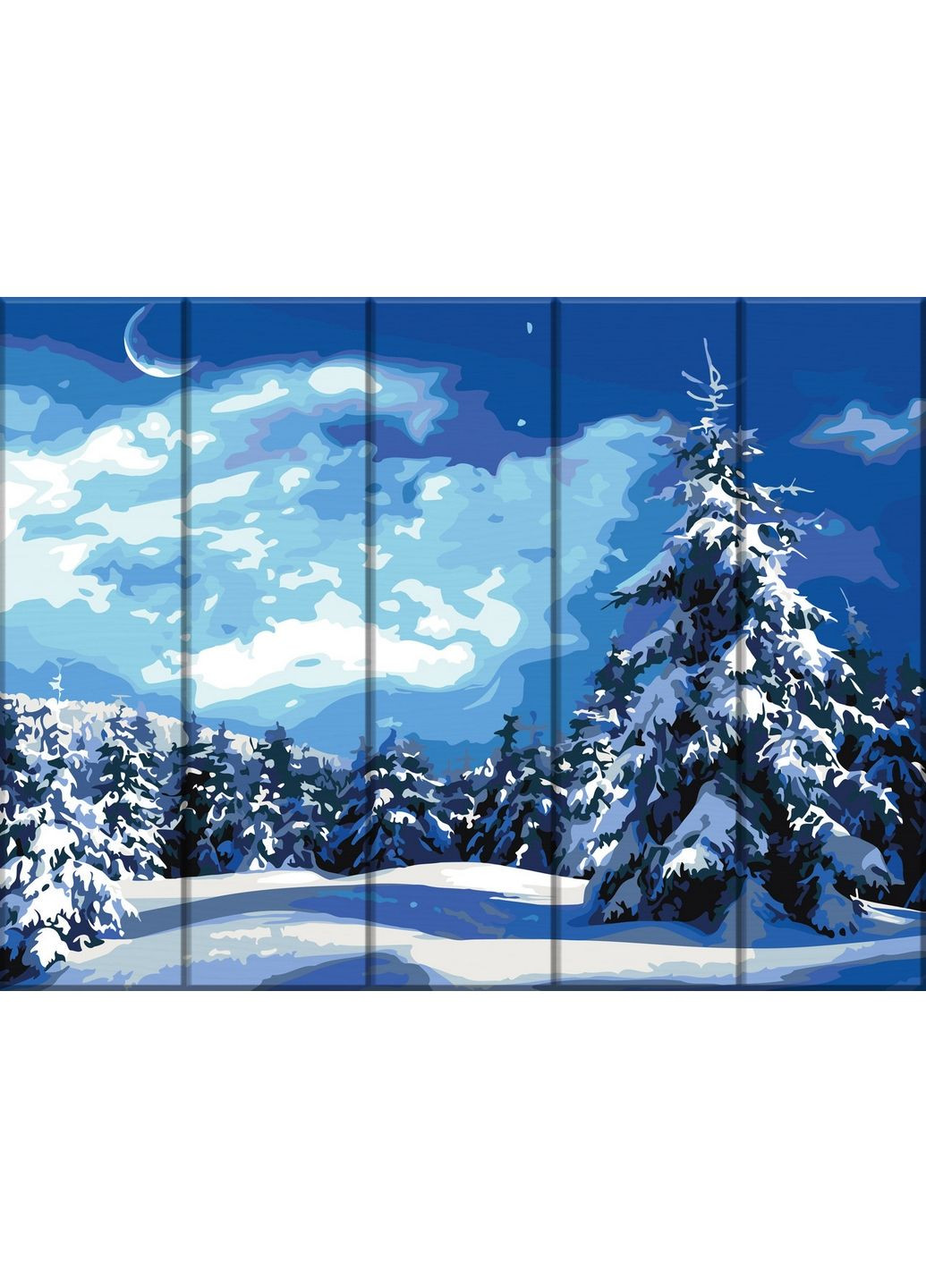 Картина по номерам на дереве "зима" ArtStory (282594760)