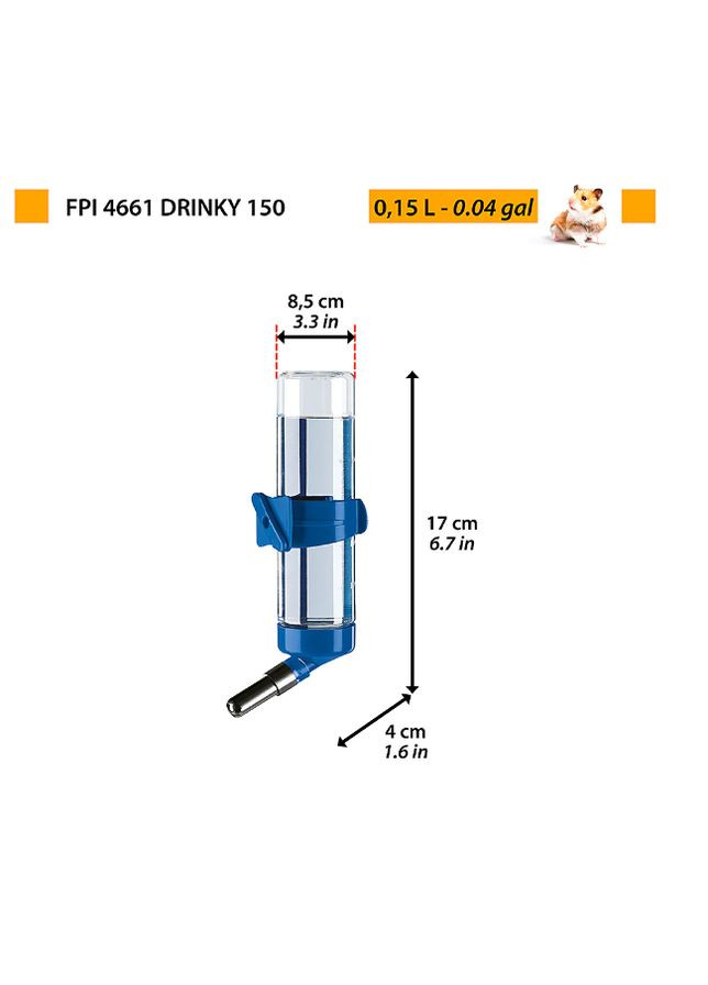 Поилка FPI 4661 Drinky 150 для мелких животных Ferplast (266423262)