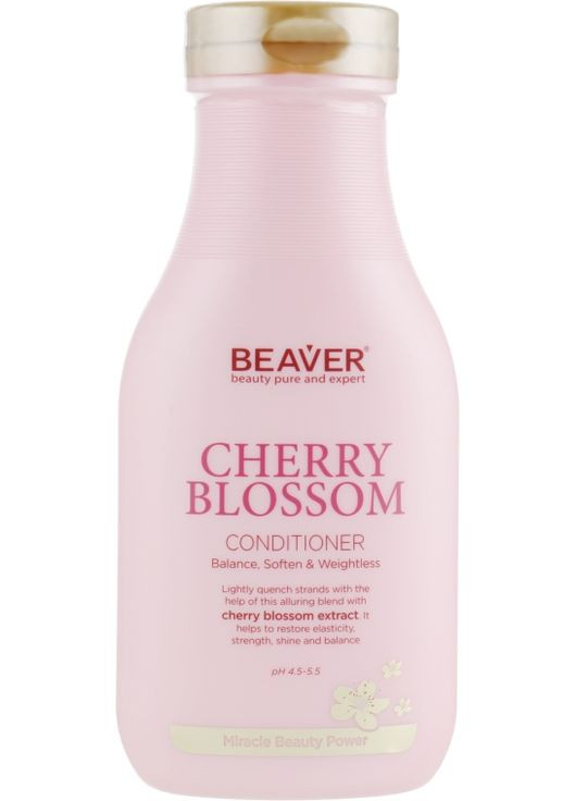 Кондиціонер для щоденного використання з екстрактом квітів Сакури Cherry Blossom Conditioner 350ml (662027-90704) Beaver Professional (368665722)