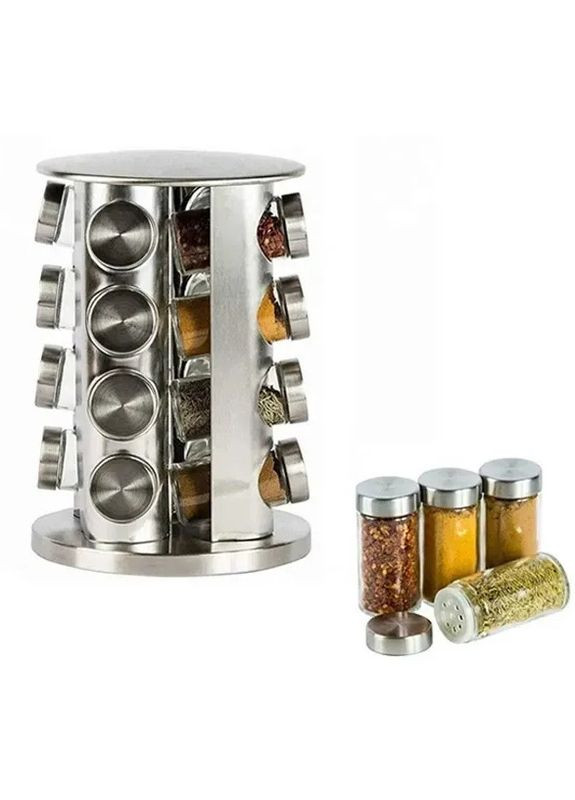 Карусель для спецій на 16 відсіків Spice carousel A2-31 на підставці (1756375302) No Brand (332196656)