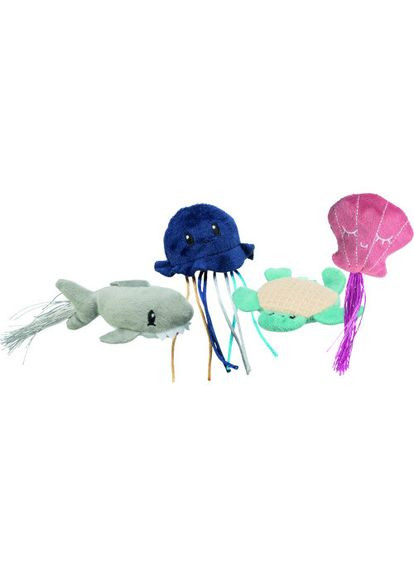 Іграшка Морські звірі плюш з котячою м'ятою для котів 5–8 см (*) Trixie (330747382)