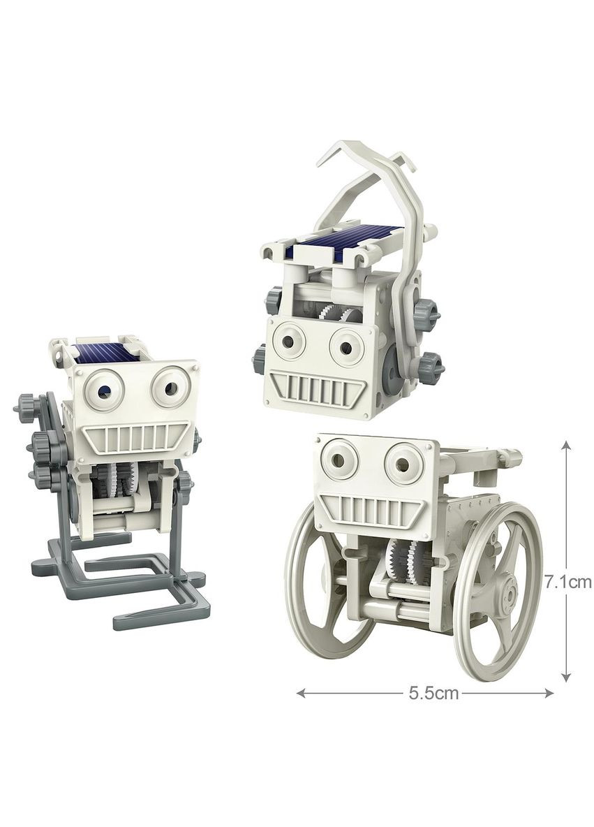 Набір для досліджень 4М Робот на сонячній батареї 3-в-1 (00-03377) 4M (339781165)