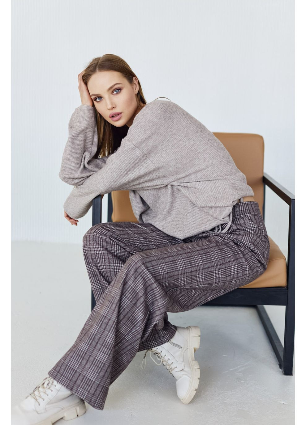 Кофейный демисезонный джемпер 1979.5098 Seventeen