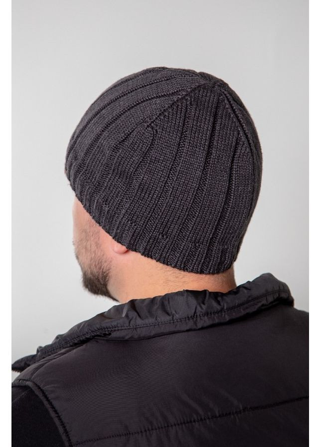 Чоловіча шапка біні в'язана "Варг" на флісі Braxton (366031719)