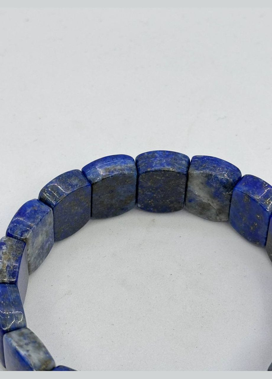 Браслет из лазурита 16*12 мм 19 см Синий (12496) No Brand (335425131)
