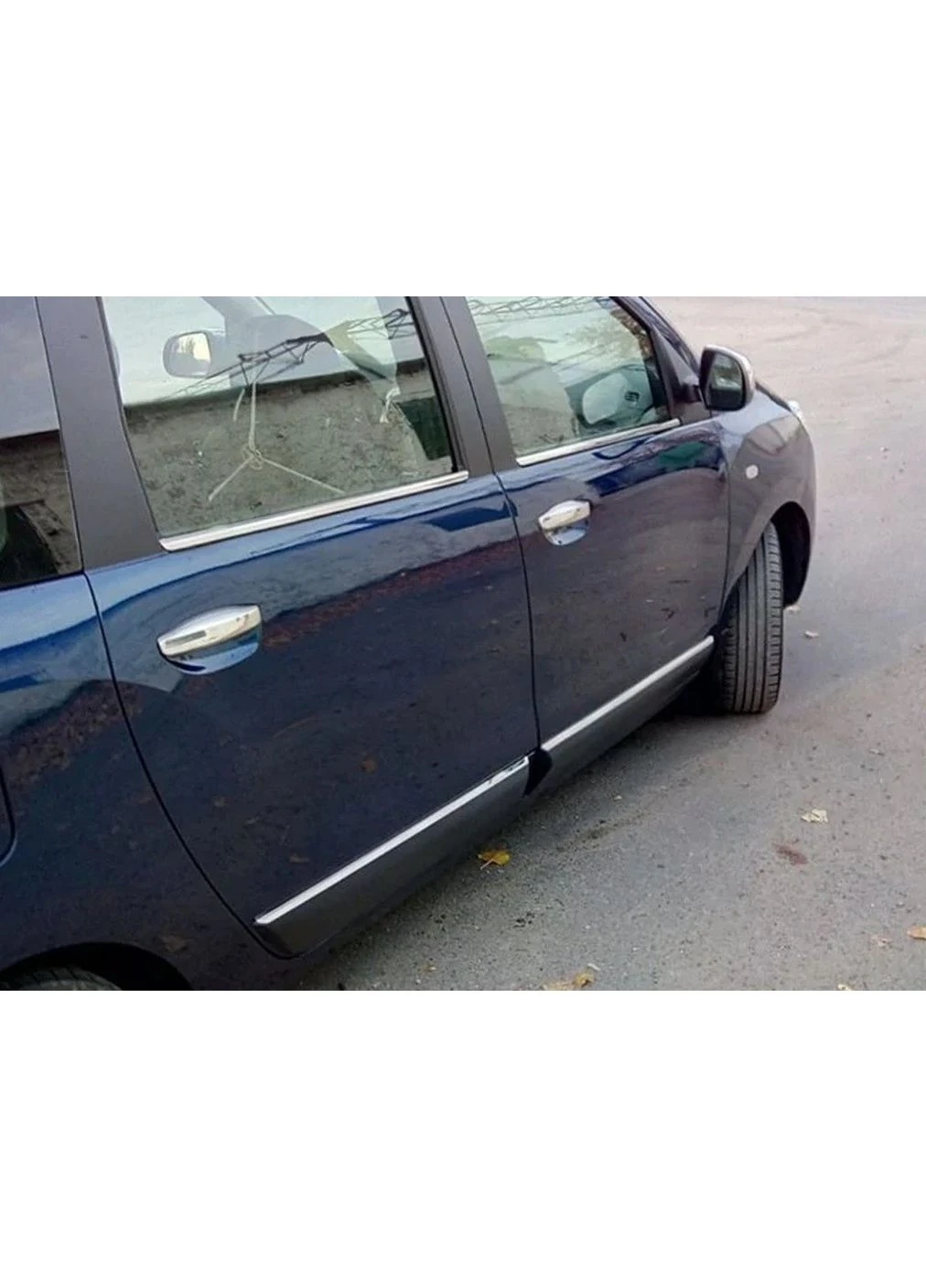 Накладки на ручки (4 шт., нерж.) Турецька сталь для Renault Lodgy 2013-2022 рр CARMOS (389426530)
