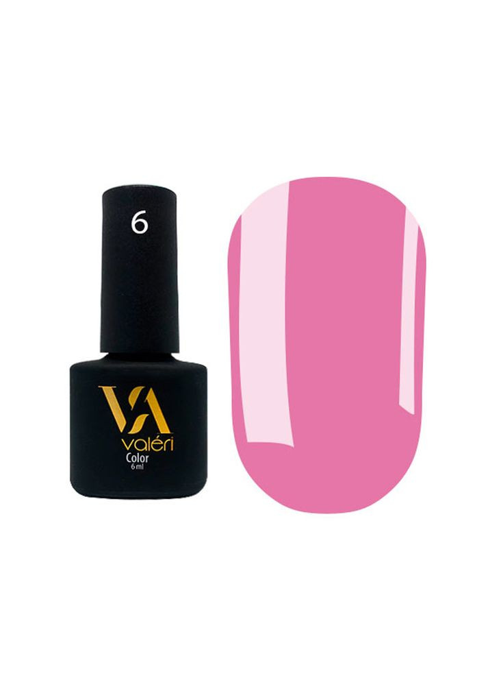 Гель-лак для ногтей Color №6, 6 мл Valeri (352187490)