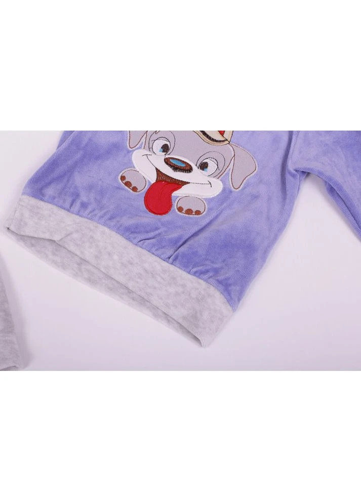 Голубой зимний костюм с собачкой 68 см (26643) BABYKROHA