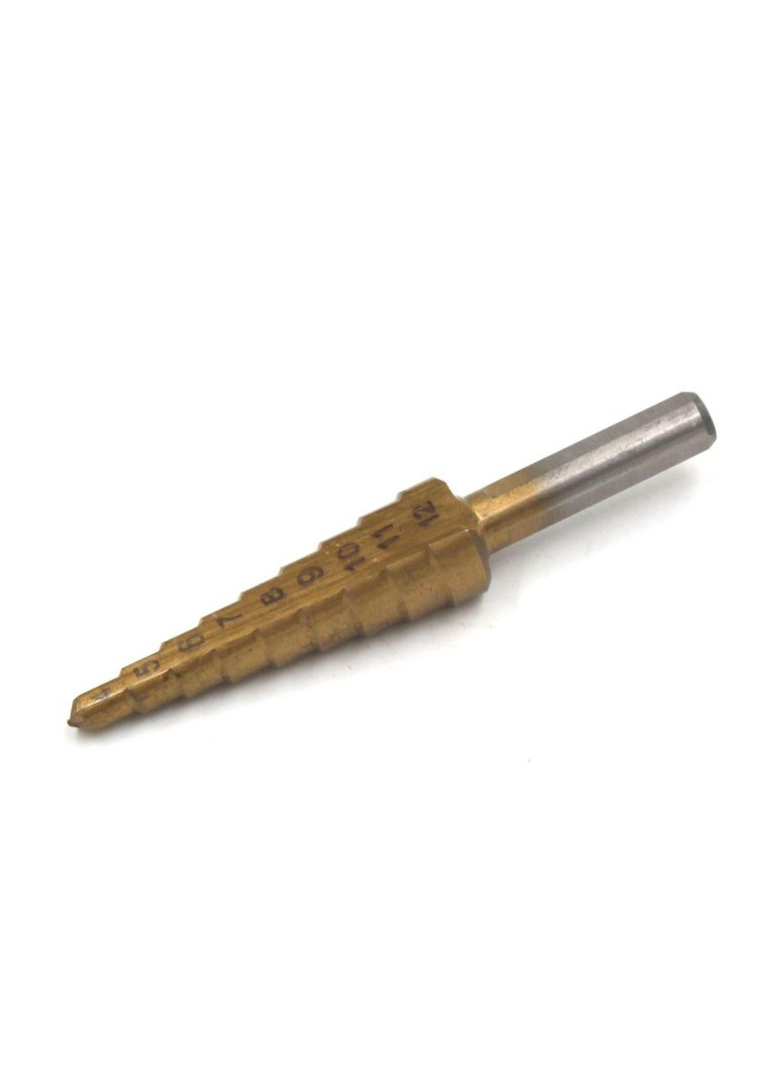 Свердло по металу HSS ступеневе 4-12 мм, TiN, HRC 60-63, ТМ Kubis (352752835)