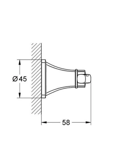 Крючок Grandera 40631IG0 Grohe (322294776)