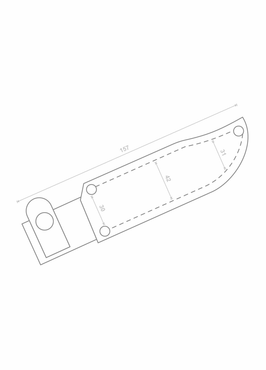 Чохол (піхви) для ножа 1882GW(ч) Grand Way (341287710)