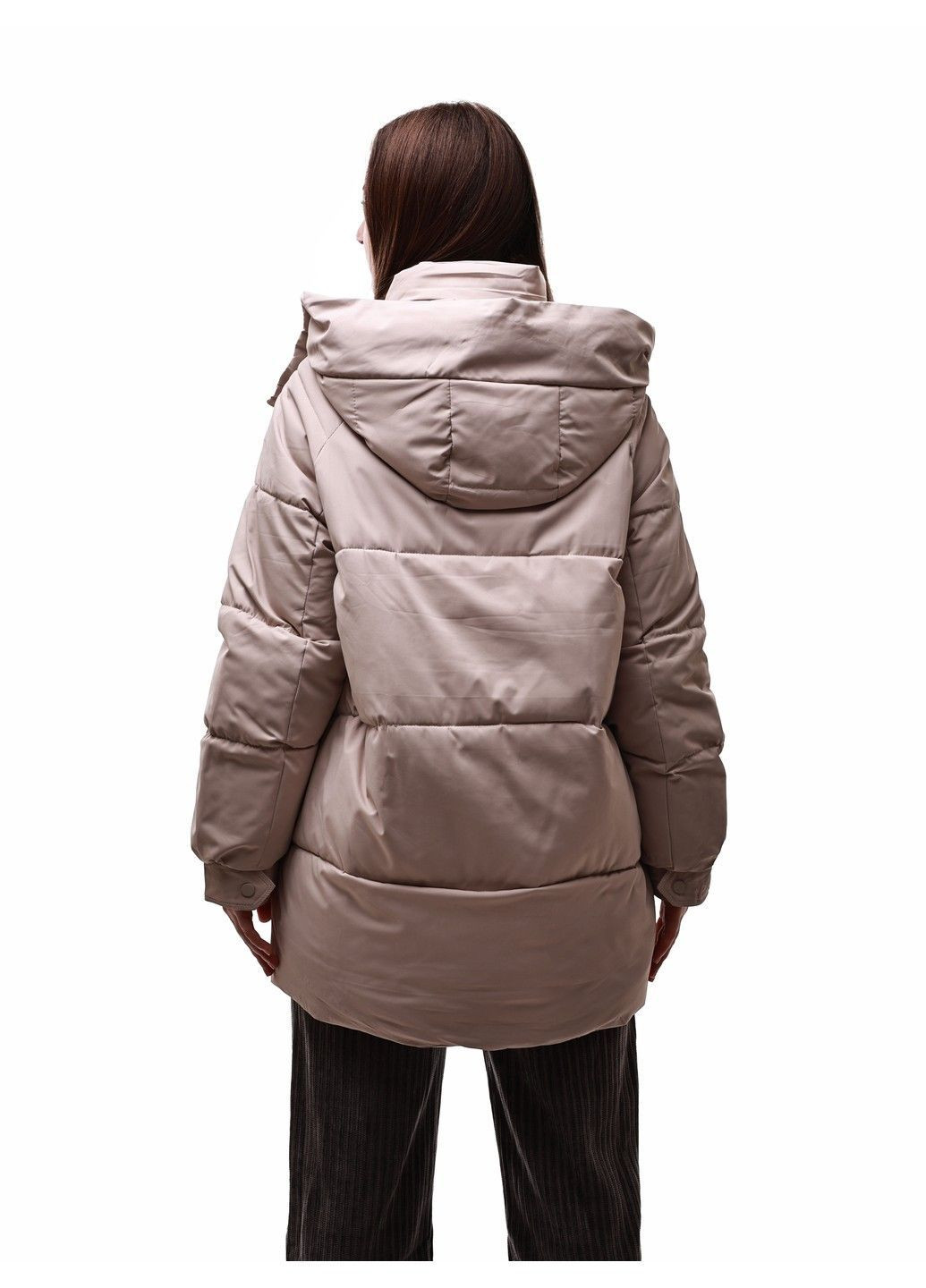 Бежева куртка демісезонна жіноча M@C